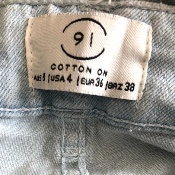 Cotton On Jeans Sz 8 High Rise Stretch Skinny Leg - Picture 7 of 9